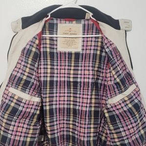 Tommy Bahama Plaid Lined Bomber Jacket Size XL
